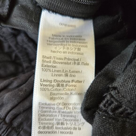 Madewell Sleeveless Wide-Leg Jumpsuit in 100% Linen Size 4 NWT - Picture 11 of 12